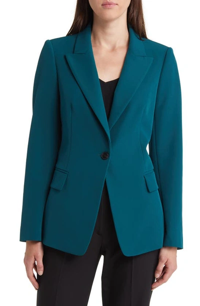 Kobi Halperin Jordi Single-button Twill Jacket In Sea Moss