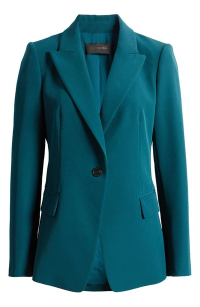 Kobi Halperin Jordi Single-button Twill Jacket In Sea Moss