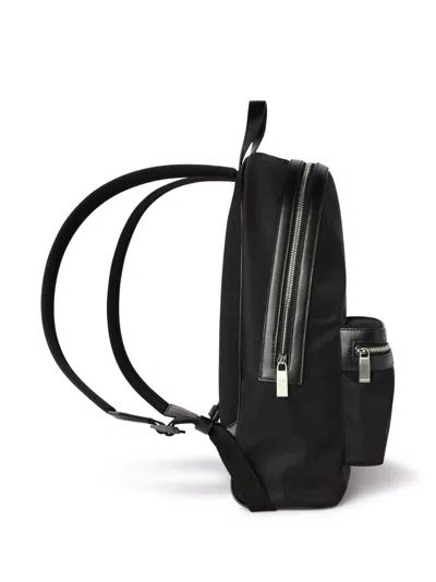 Off-white Core Leather-trimmed Shell Backpack In Black