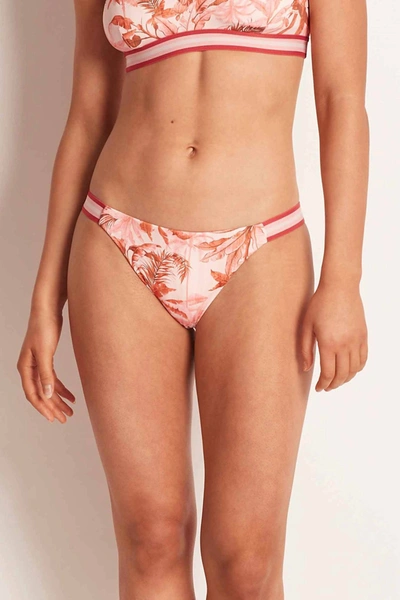 Shop Monte And Lou Elastic Side Pant In Bahama In Pink