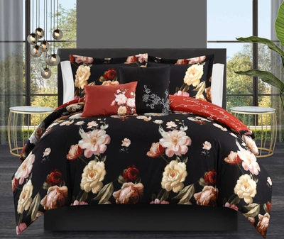 Shop Chic Home Edith 5-piece Reversible Comforter Set