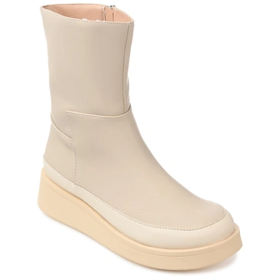 Shop Journee Collection Collection Women's Tru Comfort Foam Cristen Bootie In White