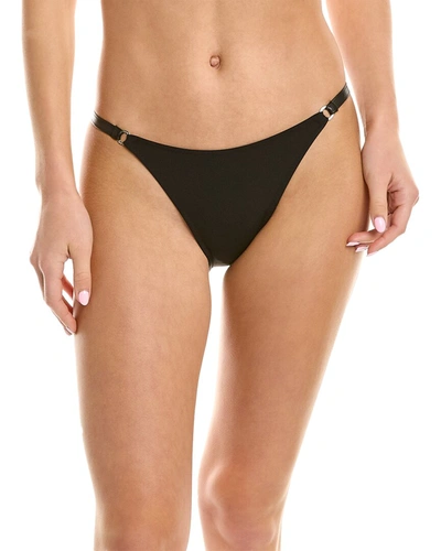 Shop Shan Eva High Cut Bikini Bottom In Black