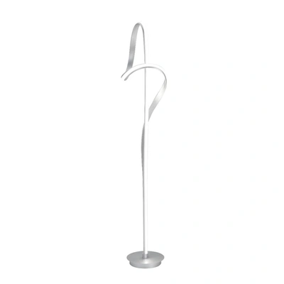 Shop Finesse Decor Budapest Led Silver 63" Tall Floor Lamp // Dimmable