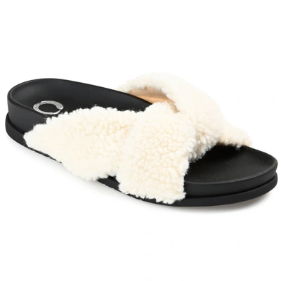 Journee Collection Collection Women's Dalynnda Slipper In White