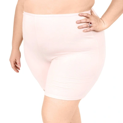 Shop Undersummers By Carrierae Lux Cotton Anti Thigh Chafing Underwear Short 7" In Multi
