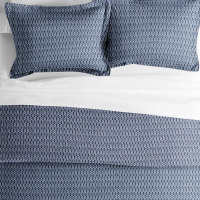 Shop Ienjoy Home Blue Diamond Navy Pattern Duvet Cover Set Ultra Soft Microfiber Bedding
