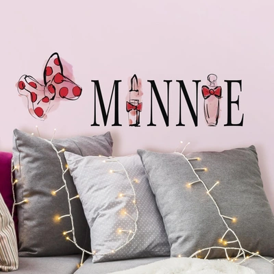 Shop Comfortcorrect Minnie Mouse Perfume Peel & Stick Wall Decals In Multi
