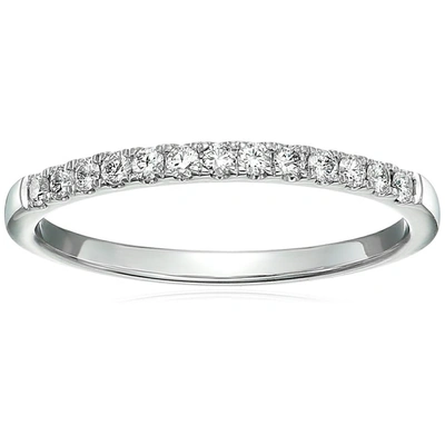 Vir Jewels 1/5 Cttw Pave Diamond Wedding Band 14k White Gold Bridal Prong Set In White