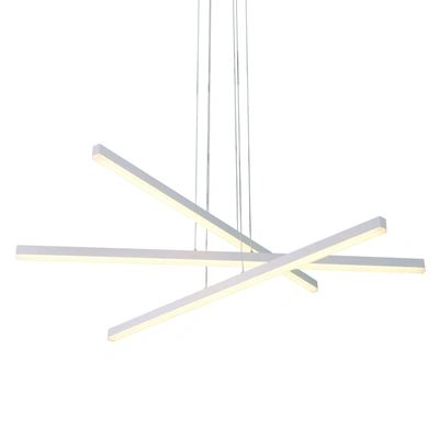 Shop Vonn Lighting Sirius Vmp25030wh 40" Integrated Led Pendant Lighting Fixture In White