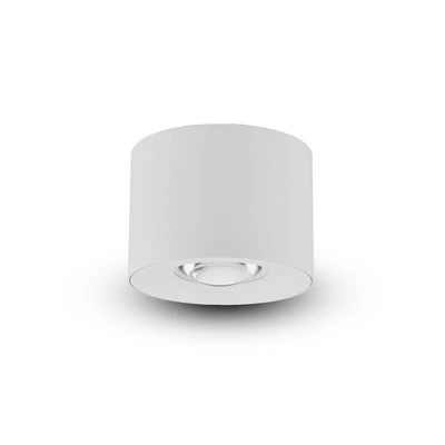 Vonn Lighting Node 4.25" Surface Led Downlight Dimmable Damp Rated Beam Angle 85 Degree Chrome