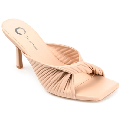 Journee Collection Greer Tru Comfort Foam Twist Sandal In Brown