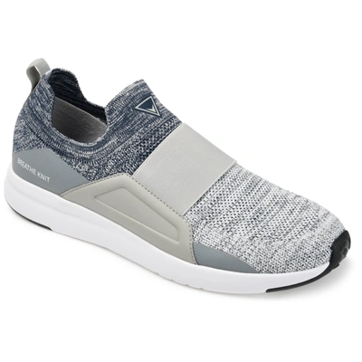 Shop Vance Co. Cannon Casual Slip-on Knit Walking Sneaker In Blue