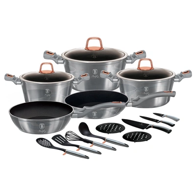 Berlinger Haus 17-piece Kitchen Cookware Set Moonlight Collection