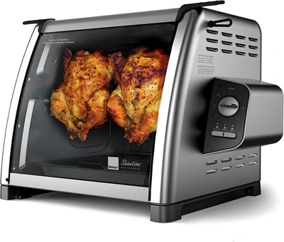 Ronco Modern Rotisserie Oven, Large Capacity (15lbs) Countertop Oven, Multi-purpose Basket For Versatile C