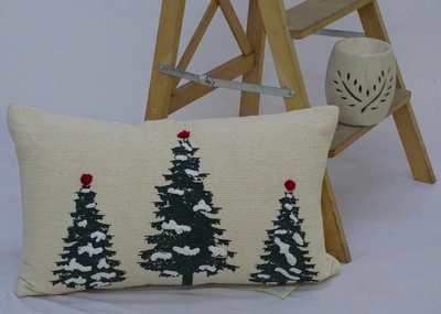 VIBHSA CHRISTMAS TREE THROW PILLOW 
