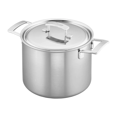 Shop Demeyere Industry 5-ply 8-qt Stainless Steel Stock Pot