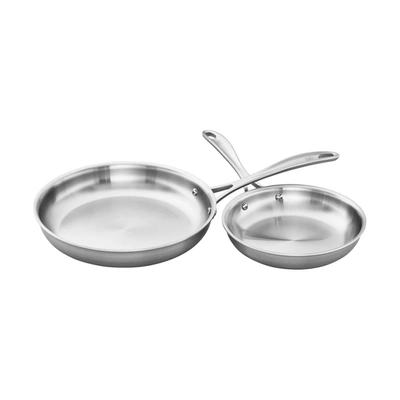 Shop Zwilling Spirit 3-ply 2-pc Stainless Steel Fry Pan Set