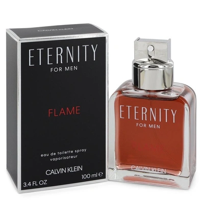 Shop Calvin Klein 544237 3.4 oz Eternity Flame Cologne Eau De Toilette Spray For Men