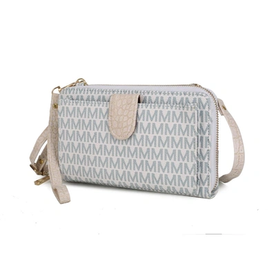 Shop Mkf Collection By Mia K Olga Smartphone And Wallet Convertible Crossbody Bag In White