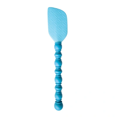 Talisman Designs Silicone Spatula, Vintage Inspired Tools Collection, Set Of 1, Blue In Blue