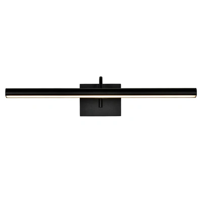 Vonn Lighting Procyon Vmw11900bl 24" Integrated Led Bathroom Lighting Fixture In Black