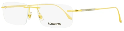Longines Men's Rimless Eyeglasses Lg5001h 030 Gold 56mm In Multi