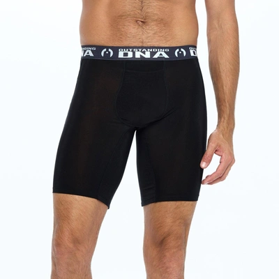 Shop Outstanding Dna Men's Anti Chafe Boxer Short 10" In Black
