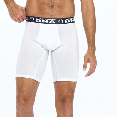 Shop Outstanding Dna Men's Anti Chafe Boxer Short 10" In White