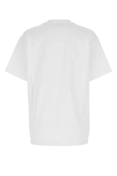 Shop Burberry T-shirt In White