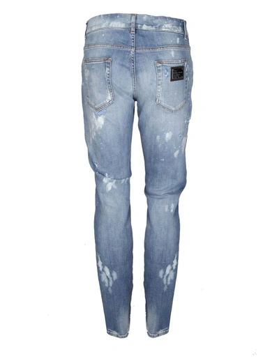 Shop Dolce & Gabbana Slim Model Stretch Jeans