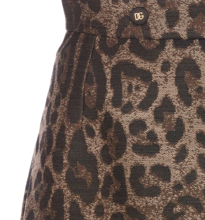 Shop Dolce & Gabbana Skirts In Brown