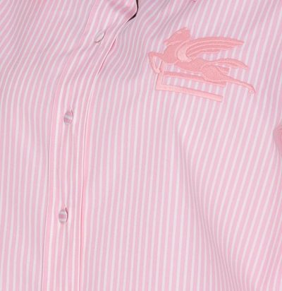 Shop Etro Shirts In Pink