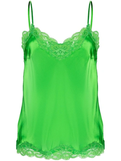 Shop Gold Hawk Top In Apple Green