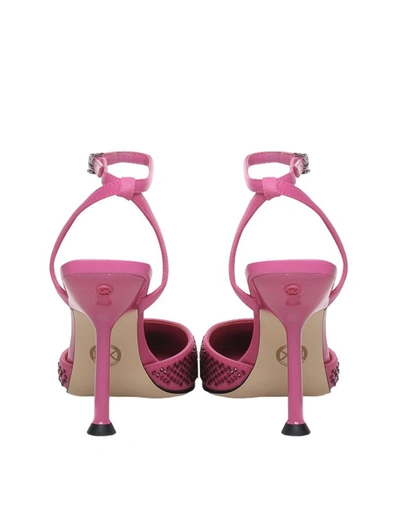 Shop Michael Kors High Heel Sandals In Fuchsia
