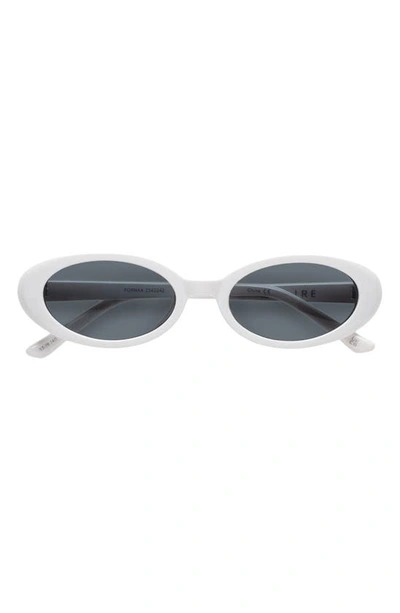 Shop Aire Fornax 53mm Oval Sunglasses In White