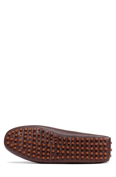 Carlos Santana Sfo Leather Driver In Dark Brown