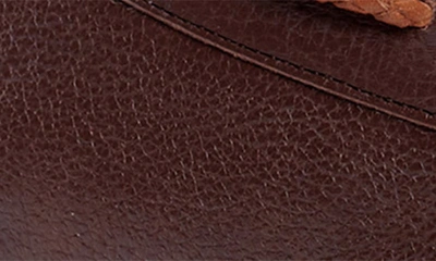 Shop Carlos Santana Sfo Leather Driver In Dark Brown