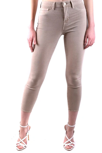 Shop L Agence L'agence Jeans In Beige