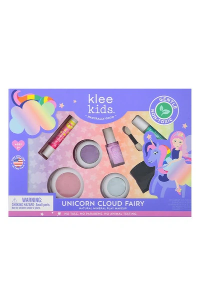 Shop Klee Kids' Unicorn Cloud Fairy Mineral Play Makeup Set In Purple