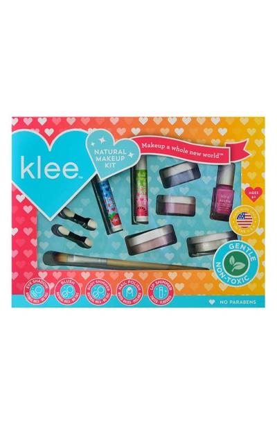 Shop Klee Kids' Here & Now Starter Mineral Play Makeup Set In Pink