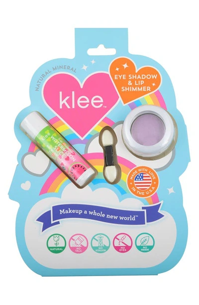 Shop Klee Kids' Lilac Sparkles Mineral Play Makeup Duo In Purple
