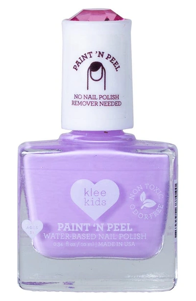 Shop Klee Kids' Sweet Sugar Heaven 3-piece Nail Polish Set In Purple