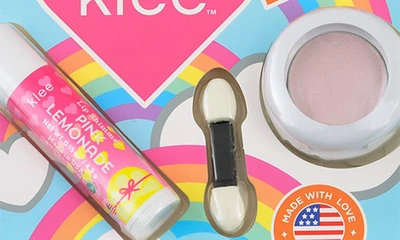Klee Kids Kids' Primrose Shimmer Mineral Play Makeup Duo In Pink