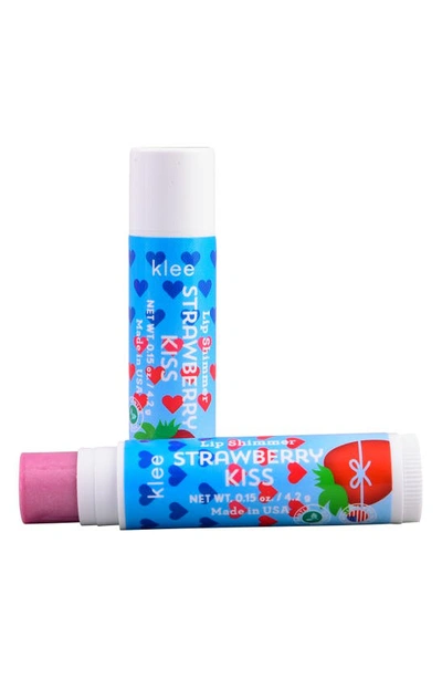 Klee Kids Kids' Sweet Cherry Sparkles Mineral Play Makeup Duo In Pink