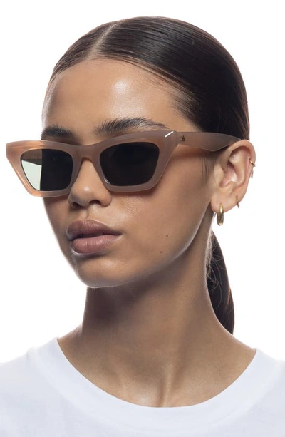 Shop Aire Capricornus 50mm Cat Eye Sunglasses In Fawn
