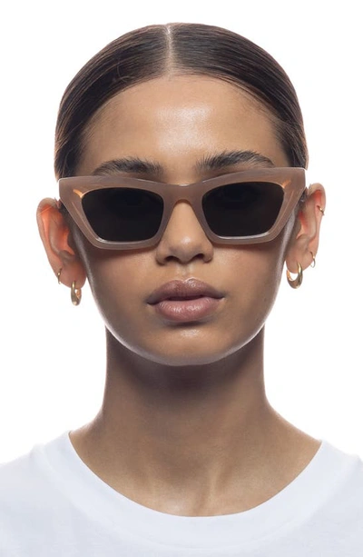 Shop Aire Capricornus 50mm Cat Eye Sunglasses In Fawn