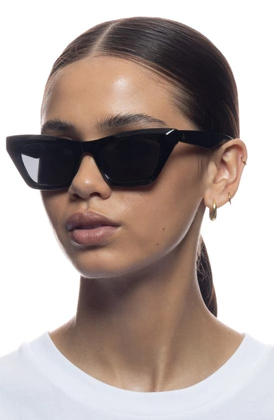 Shop Aire Capricornus 50mm Cat Eye Sunglasses In Black