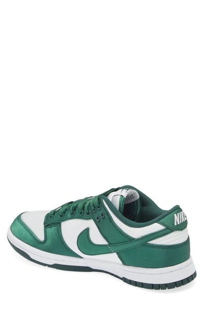 Shop Nike Dunk Low Essential Sneaker In White/ Team Green