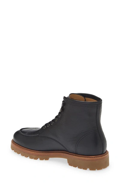 Shop Brunello Cucinelli Apron Toe Boot In C101-black